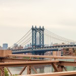 Von der Brooklyn Bridge hat man einen guten Blick auf die Manhattan Bridge und mit ein wenig Bewegung bekommt man auch das Empire State Building in einem schönen Rahmen präsentiert.