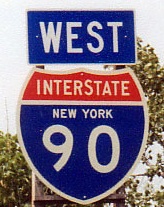 Interstate 90 Richtung West-Nordwest