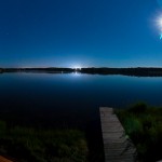 Nachts am See (Panorama)